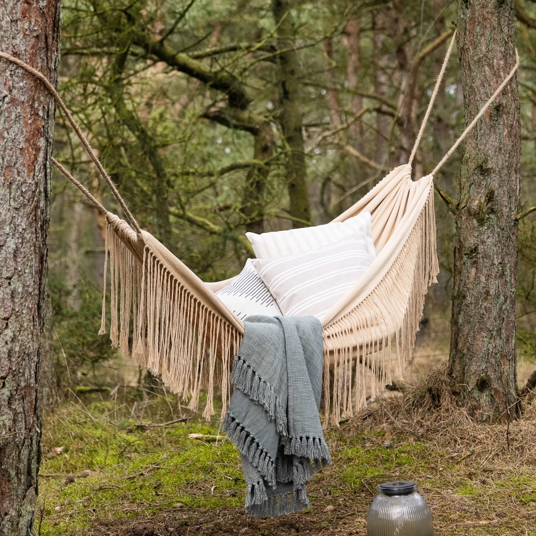 Relax hængekøje med frynser